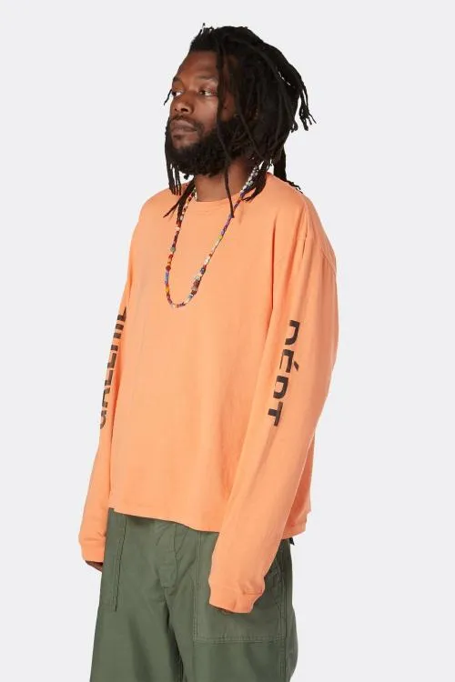 Long Sleeve Men Gallery Dept FRENCH COLLECTOR LS TEE Orange