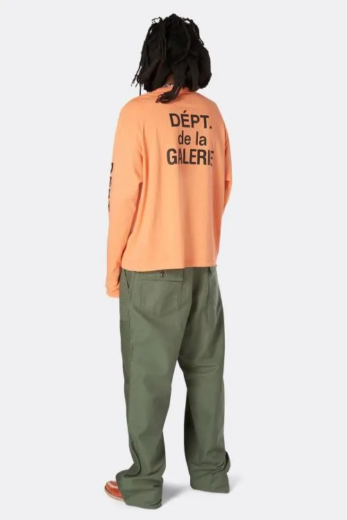 Long Sleeve Men Gallery Dept FRENCH COLLECTOR LS TEE Orange