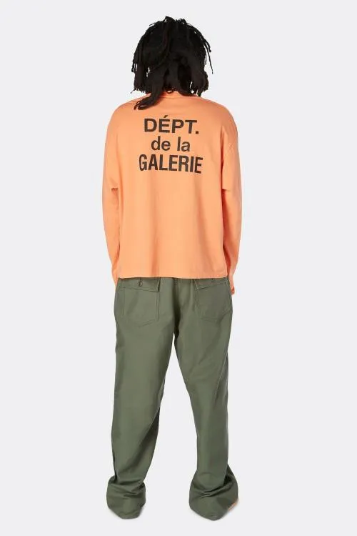 Long Sleeve Men Gallery Dept FRENCH COLLECTOR LS TEE Orange