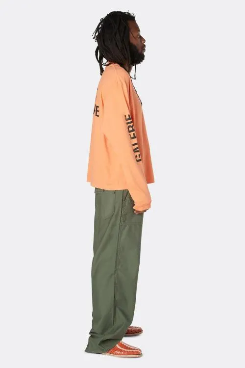 Long Sleeve Men Gallery Dept FRENCH COLLECTOR LS TEE Orange