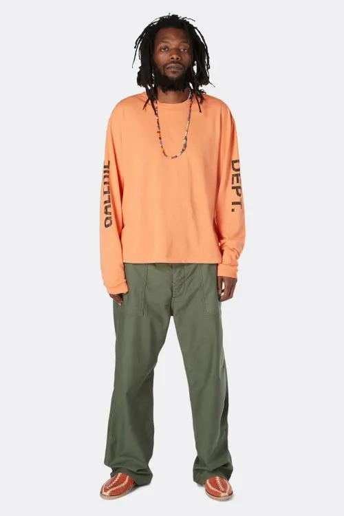 Long Sleeve Men Gallery Dept FRENCH COLLECTOR LS TEE Orange