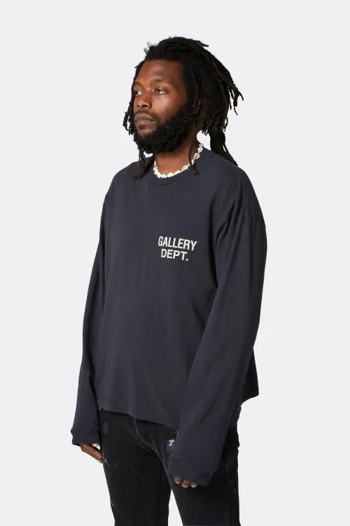 Long Sleeve Men Gallery Dept SOUVENIR LS TEE Black