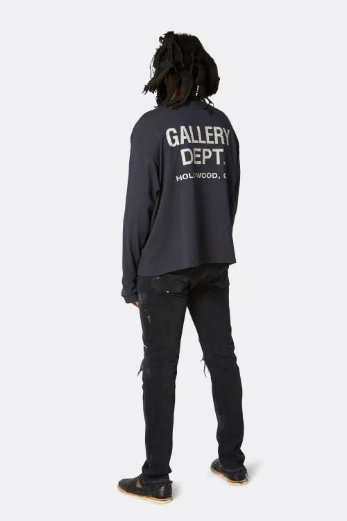 Long Sleeve Men Gallery Dept SOUVENIR LS TEE Black