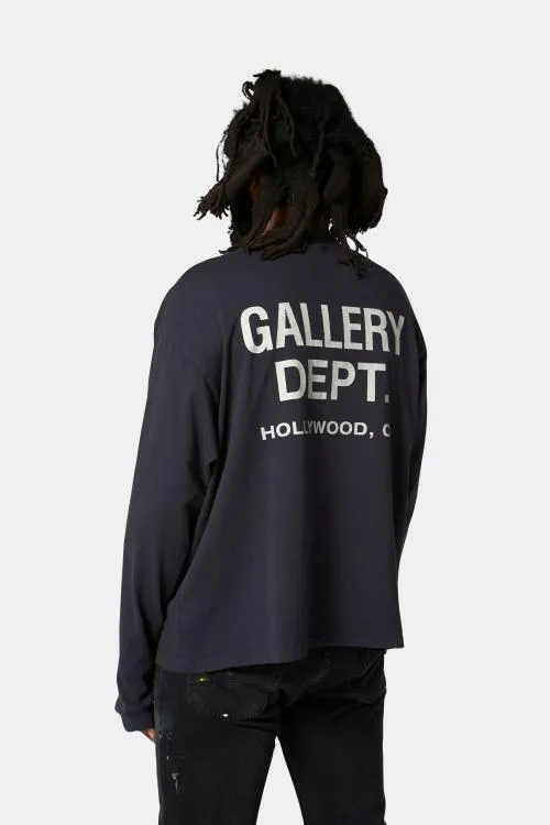 Long Sleeve Men Gallery Dept SOUVENIR LS TEE Black