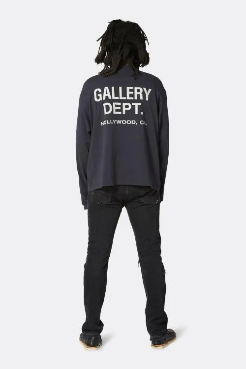 Long Sleeve Men Gallery Dept SOUVENIR LS TEE Black