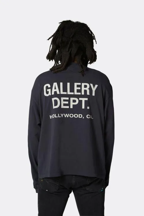 Long Sleeve Men Gallery Dept SOUVENIR LS TEE Black
