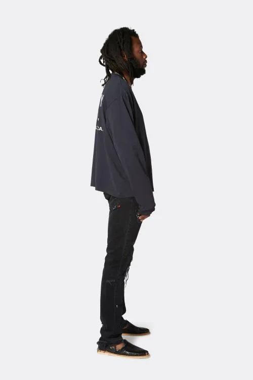 Long Sleeve Men Gallery Dept SOUVENIR LS TEE Black