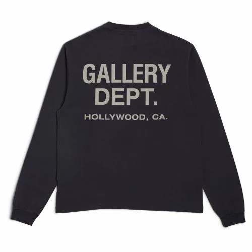 Long Sleeve Men Gallery Dept SOUVENIR LS TEE Black