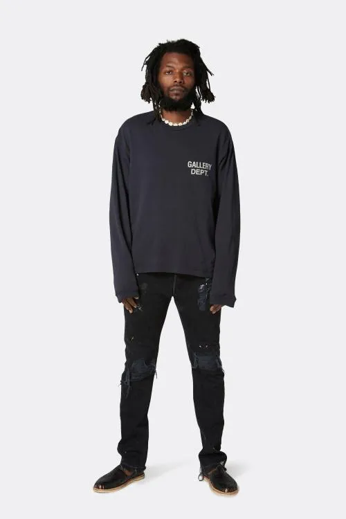 Long Sleeve Men Gallery Dept SOUVENIR LS TEE Black