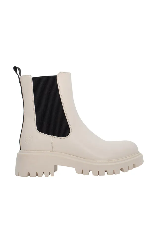 Lumberjack ANKLE BOOTS Women BEATLES CREAM Woman 783 White