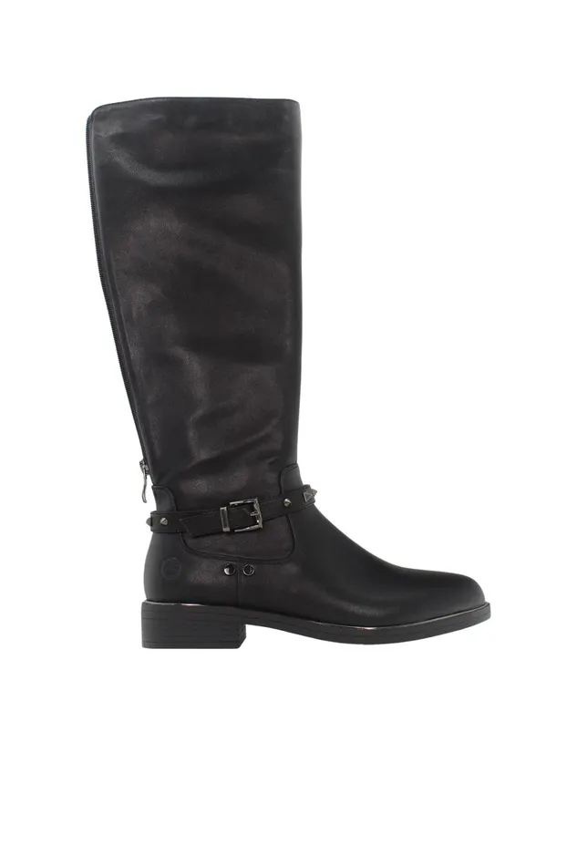 Lumberjack ANKLE BOOTS Women BOOT WITH BUCKLE BLACK Woman Boots Black