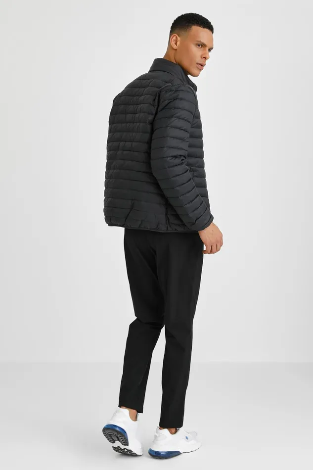 Lumberjack JACKETS Men LIGHT PADDED JACKET BLACK Man Jacket Black