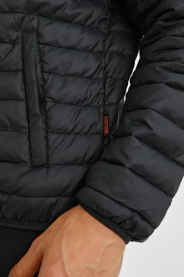 Lumberjack JACKETS Men LIGHT PADDED JACKET BLACK Man Jacket Black