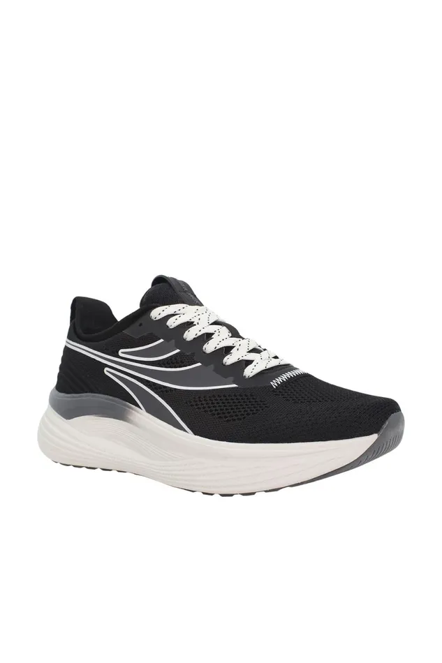 Lumberjack SNEAKERS Men MONO SMJ9211001 BLACK Man Running Black