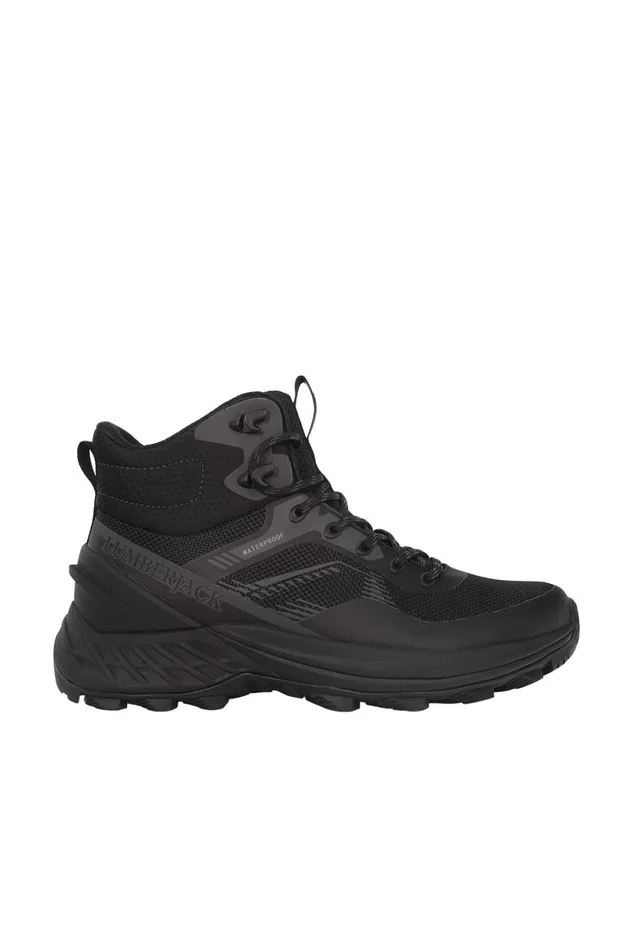Lumberjack SNEAKERS Men PORYNA SMK0501001 BLACK Man Outdoor Boots Black