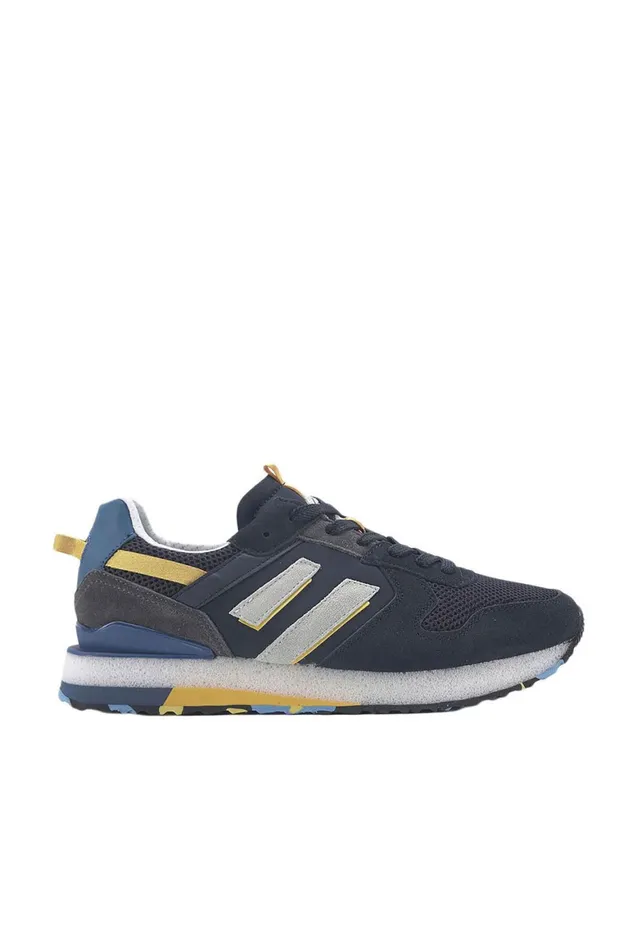 Lumberjack SNEAKERS Men WARNER SNEAKER NAVY BLUE Man Basic Casual Boots Blue