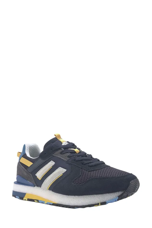 Lumberjack SNEAKERS Men WARNER SNEAKER NAVY BLUE Man Basic Casual Boots Blue