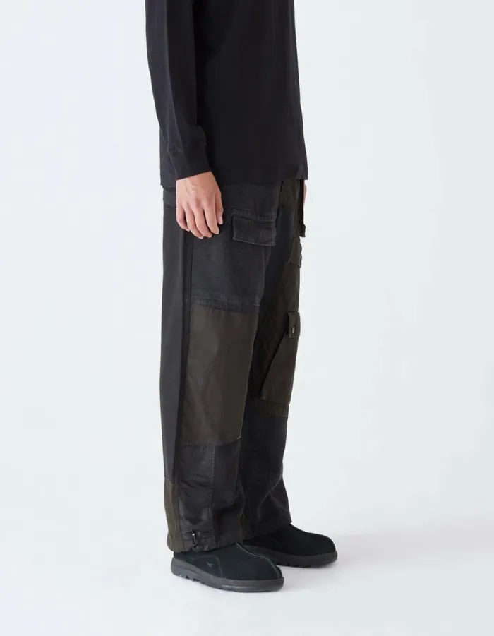 Maharishi Cargo Pants 4277 Upcycled M65 Loose Cargo Pants Black OD 8211 Men