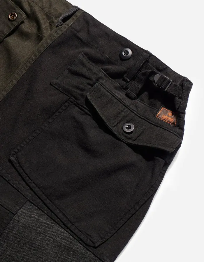 Maharishi Cargo Pants 4277 Upcycled M65 Loose Cargo Pants Black OD 8211 Men