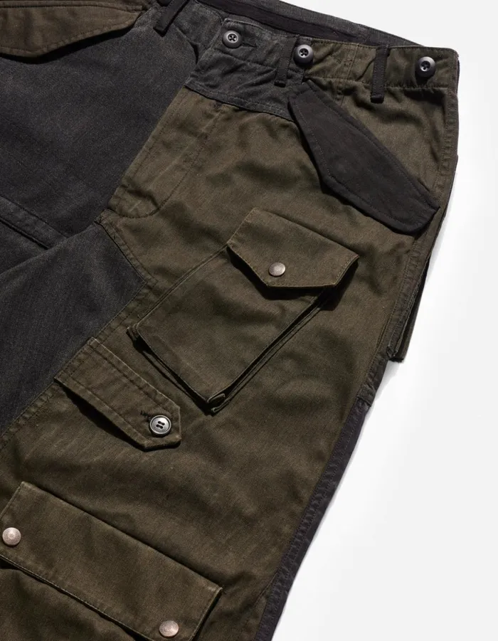 Maharishi Cargo Pants 4277 Upcycled M65 Loose Cargo Pants Black OD 8211 Men