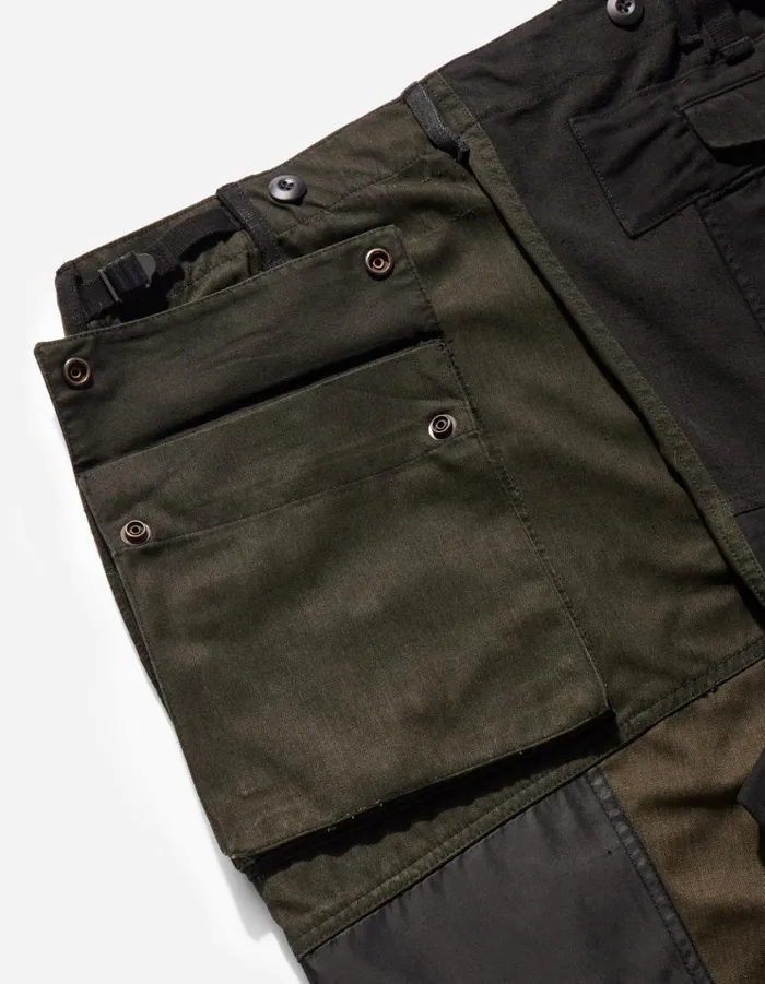 Maharishi Cargo Pants 4277 Upcycled M65 Loose Cargo Pants Black OD 8211 Men
