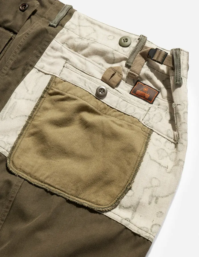 Maharishi Cargo Pants 4277 Upcycled M65 Loose Cargo Pants Olive 8211 Men