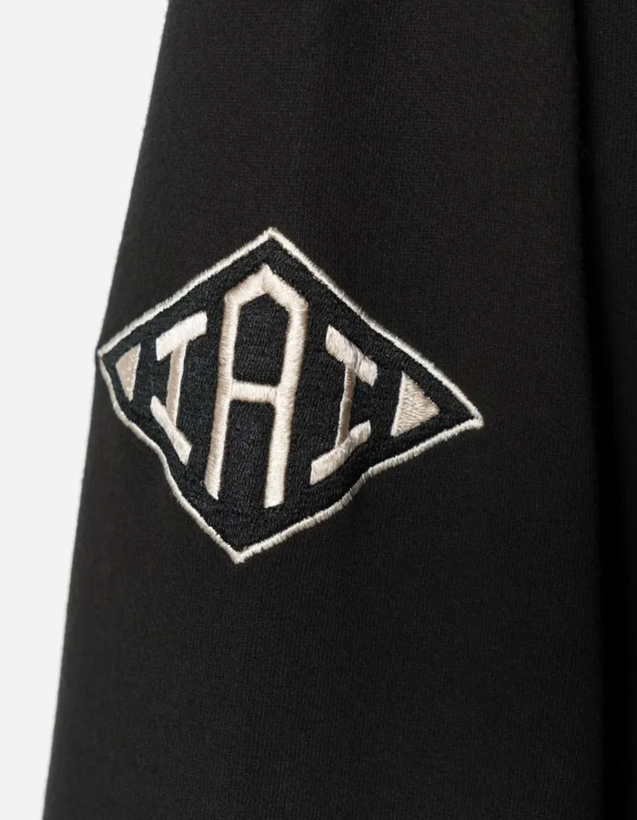 Maharishi Hooded Sweats 1102 Kamon Hooded Sweat Black 8211 Men