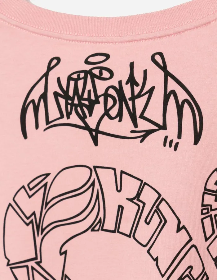 Maharishi Short Sleeve TShirts 1464 Kay One Year Of The Snake TShirt Pink 8211 Men