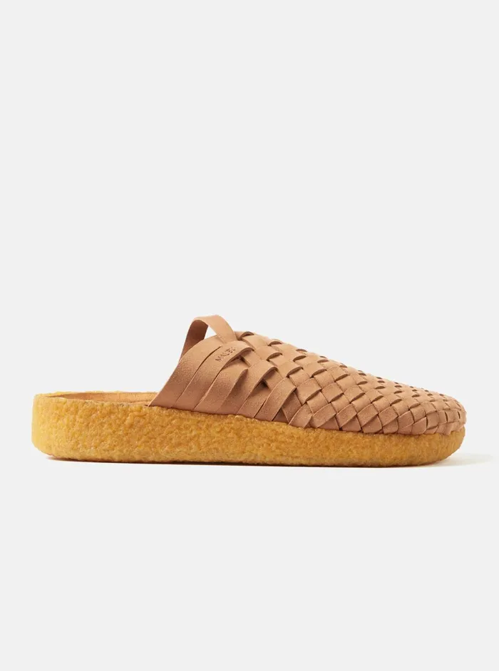 Malibu Colony Classic Sandal In WalnutTan Vegan LeatherCrepe Men Universal Works Footwear