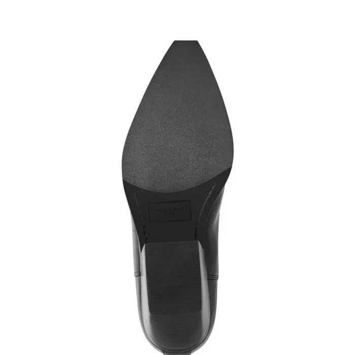 Marc Fisher Boots and Booties Women Pryce Western Bootie Black Leather