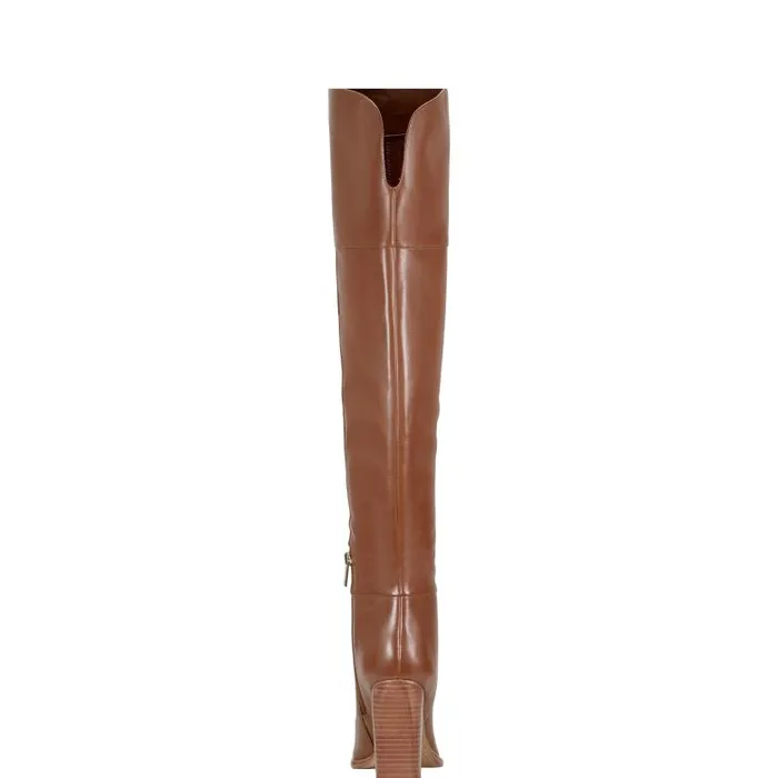 Marc Fisher Boots Women Lasli Over The Knee Boot Brown Leather