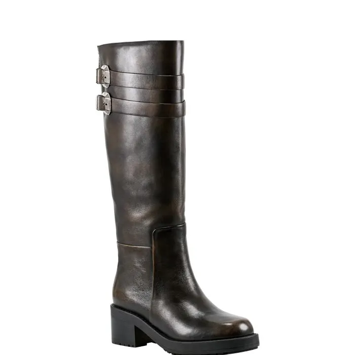 Marc Fisher Casual Boots Women Dariya Casual Boot Dark Brown Leather