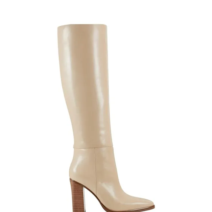 Marc Fisher Dress Boots Women Lannie Dress Boot Light Natural
