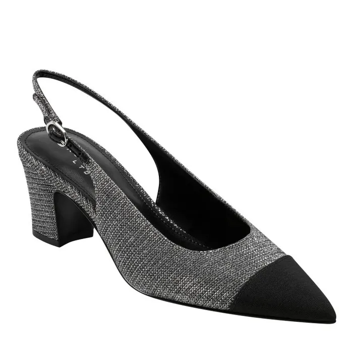 Marc Fisher Heels and Pumps Women Blakeley Slingback Pump Silver