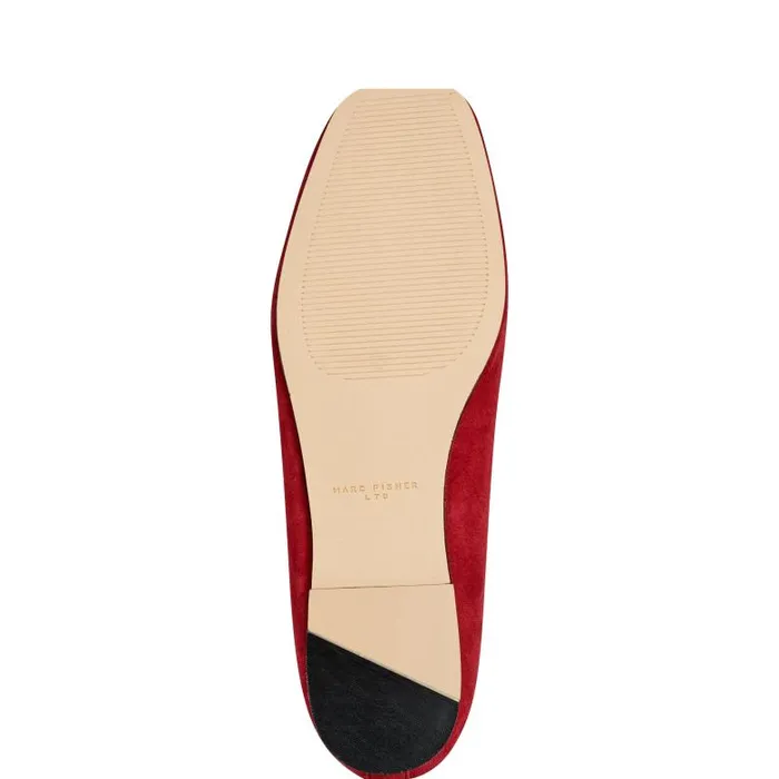Marc Fisher Loafers and Flats Women Ubet Slipon Casual Flat Red