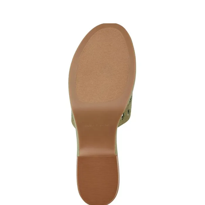 Marc Fisher Mules and Slides Women Foreva Platform Slide Sandal Green
