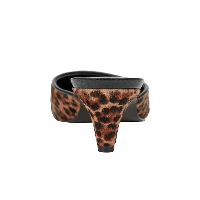Marc Fisher Mules and Slides Women Rosaly Heeled Mule Leopard