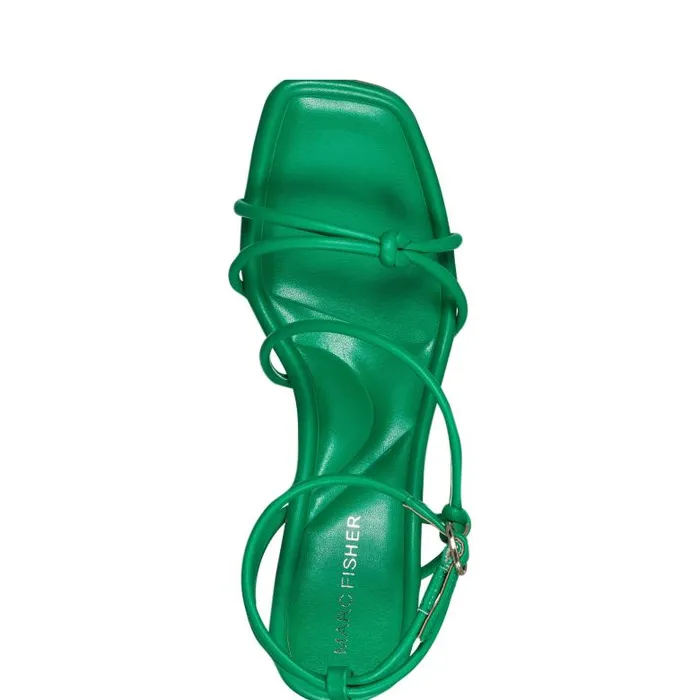 Marc Fisher Sandals Women Gurion Block Heel Sandal Dark Green