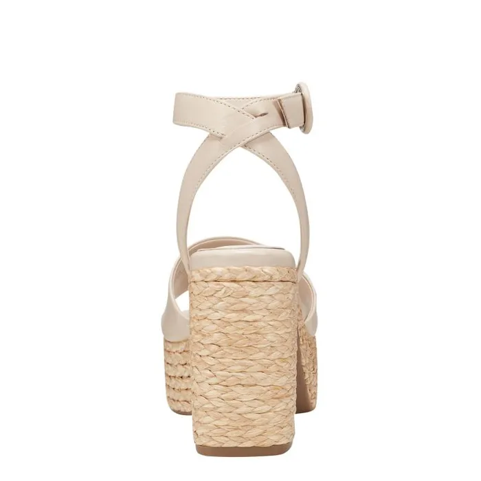 Marc Fisher Sandals Women Palyca Platform Espadrille Sandal Natural Leather