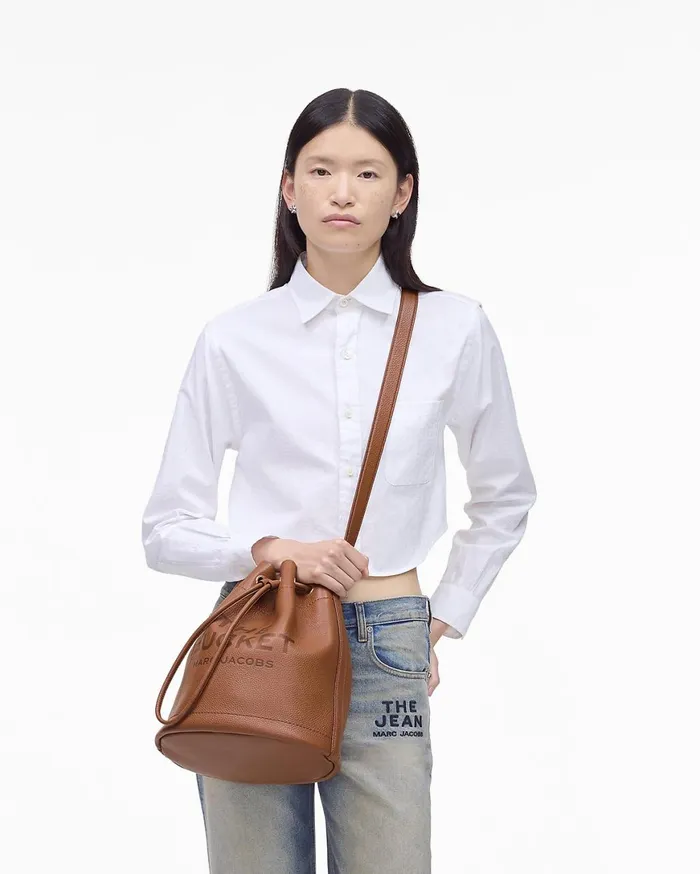 Marc Jacobs Bucket Bags The Leather Large Bucket Bag Argan Oil 8211 Women