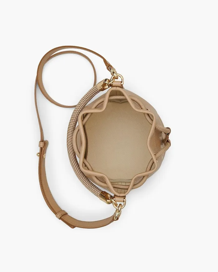 Marc Jacobs Crossbody Bags The Leather Bucket Bag Camel 8211 Women