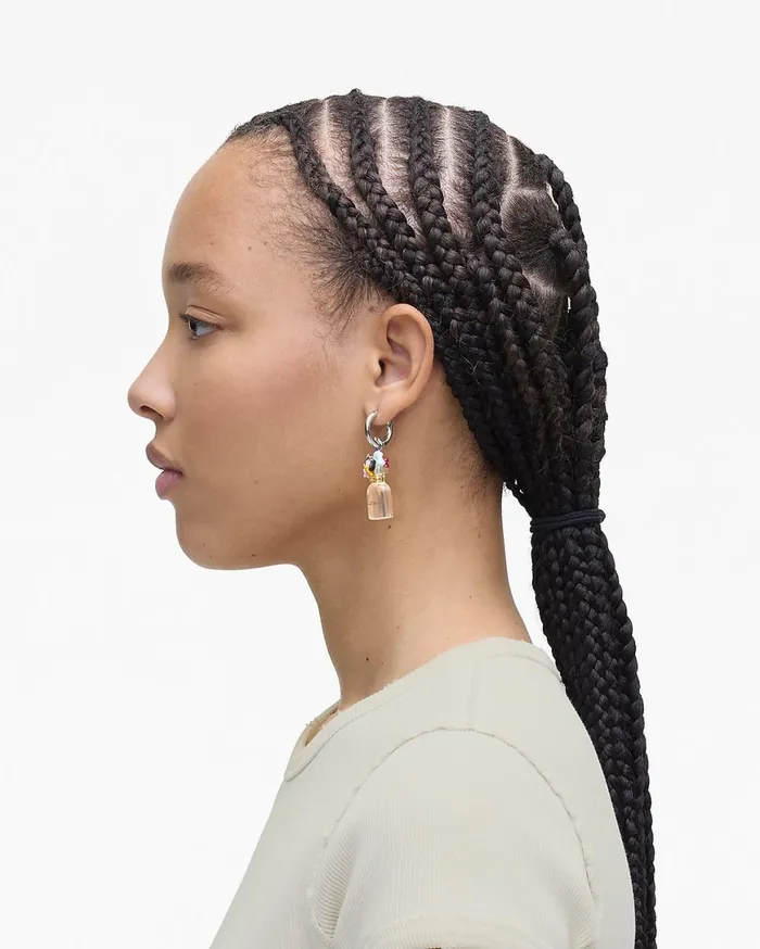 Marc Jacobs Earrings Mini Icon Perfect Earrings Silverpink Multi 8211 Women
