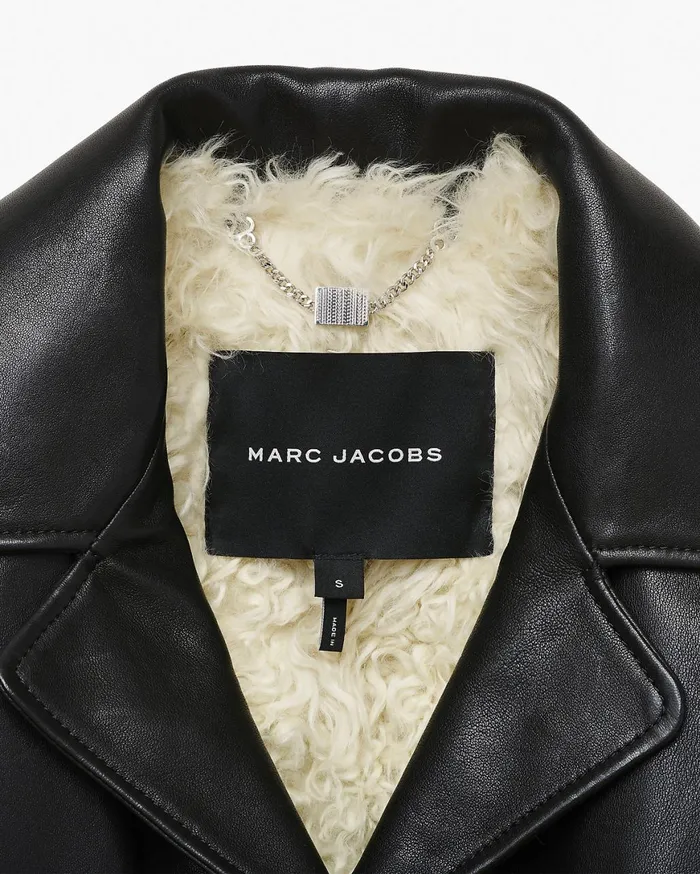 Marc Jacobs Outerwear The Leather Lady Jacket Black 8211 Women
