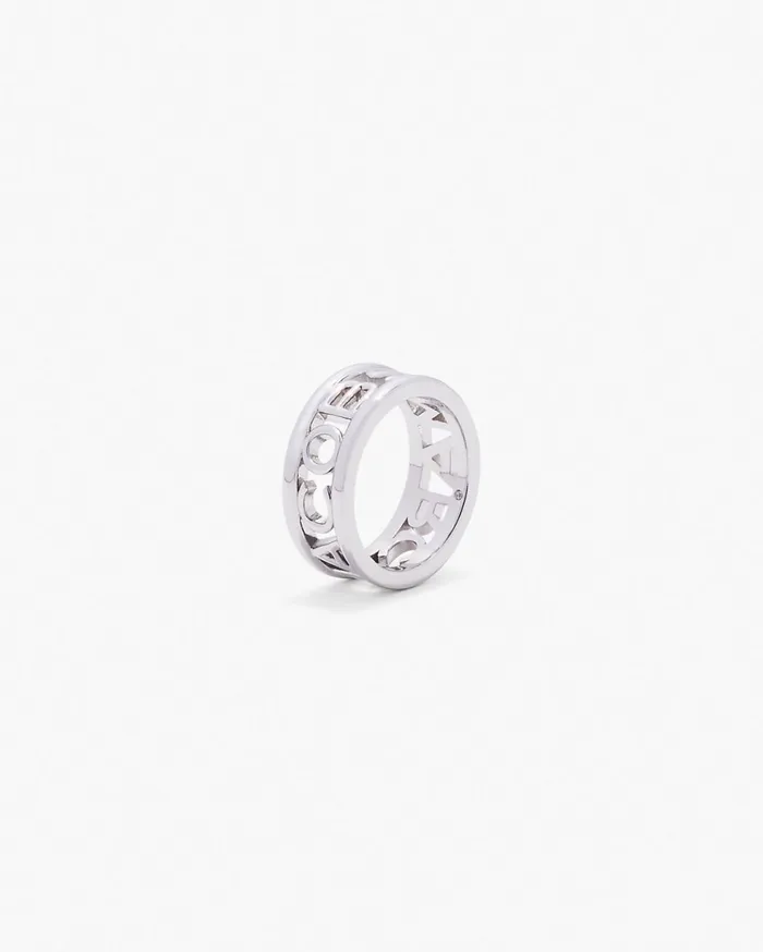 Marc Jacobs Rings The Monogram Ring Silver 8211 Women