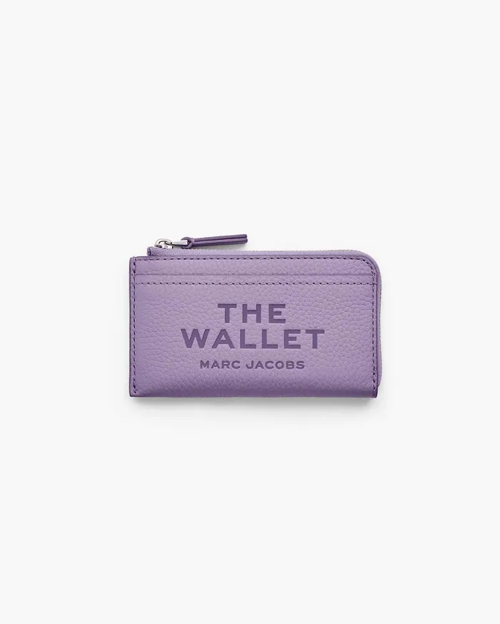 Marc Jacobs Small Wallets The Leather Top Zip Multi Wallet Lilac 8211 Women