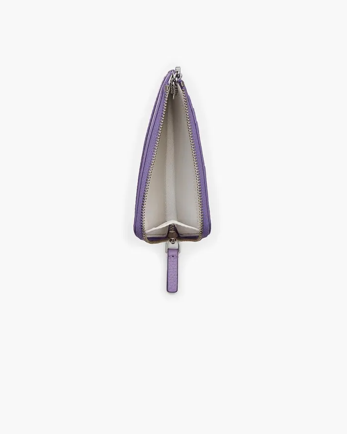 Marc Jacobs Small Wallets The Leather Top Zip Multi Wallet Lilac 8211 Women