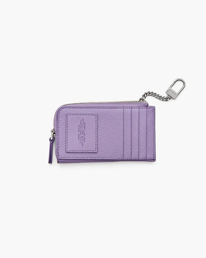 Marc Jacobs Small Wallets The Leather Top Zip Multi Wallet Lilac 8211 Women