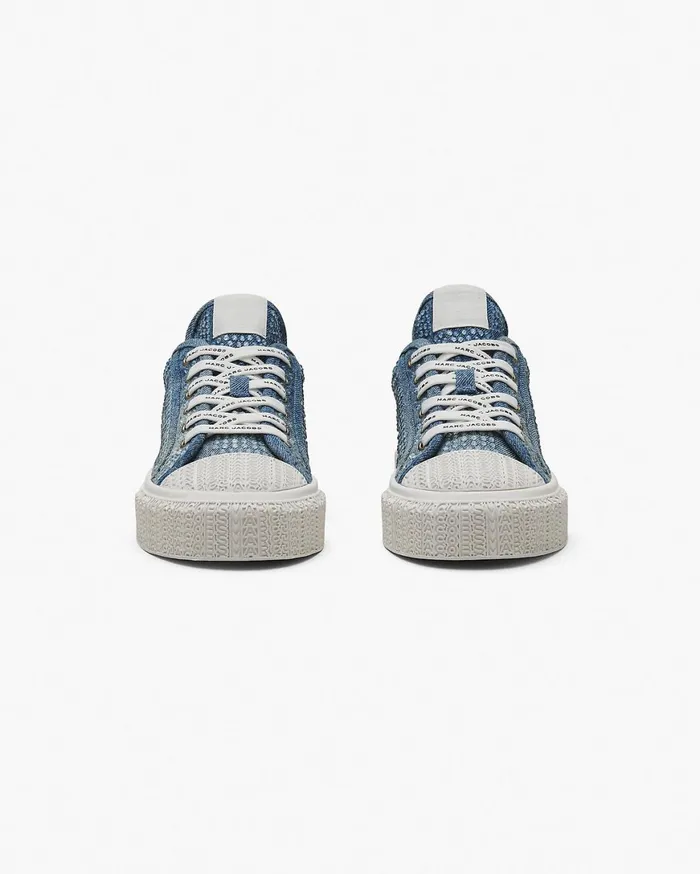 Marc Jacobs Sneakers The Crystal Denim Sneaker Light Blue Crystal 8211 Women