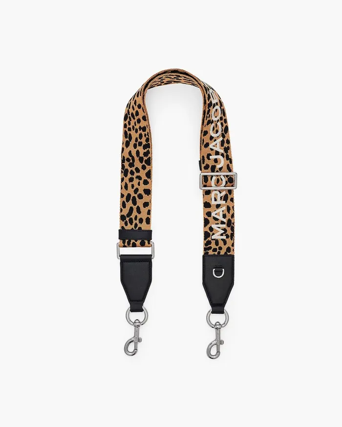 Marc Jacobs Straps The Cheetah Embroidered Logo Strap Black Multi 8211 Women