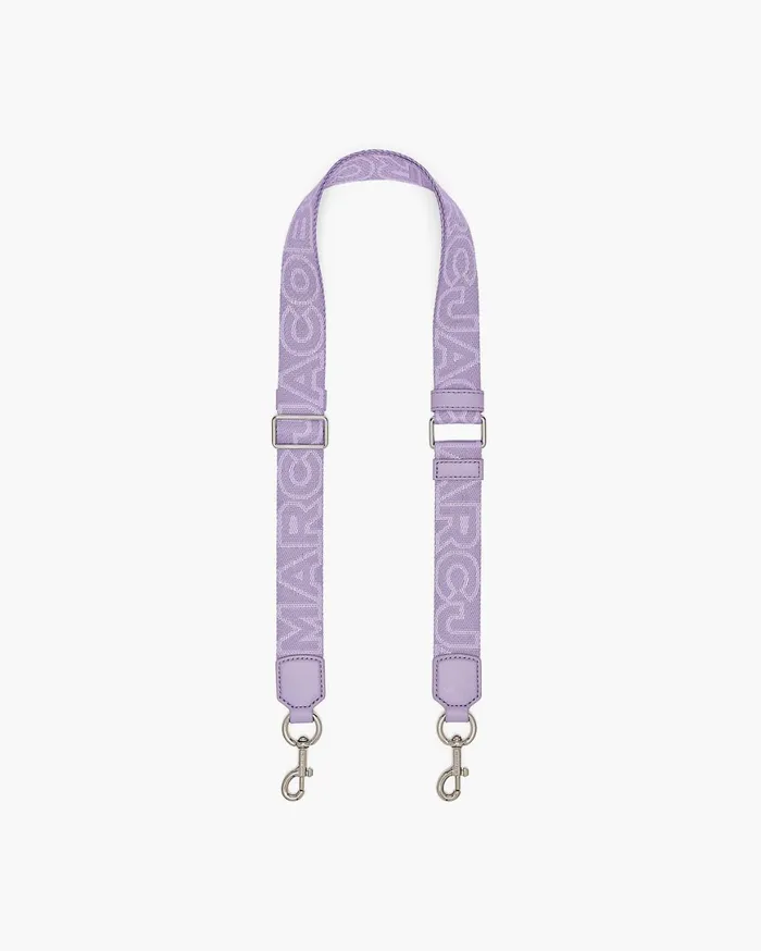 Marc Jacobs Straps The Thin Outline Logo Webbing Strap Lilac Multi 8211 Women
